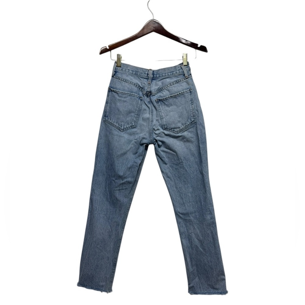 AGOLDE Riley High Rise Straight Crop Jeans Zephyr 25 - Picture 9 of 12